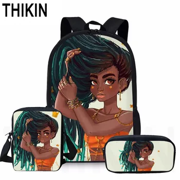 THIKIN School Bag 3Set for Teenage Black Art African Cool Girl Printing Student School Backpack Casual Book Bag Custom Mochila
THIKIN School Bag 3Set for Teenage Black Art African Cool Girl Printing Student School Backpack Casual Book Bag Custom Mochila