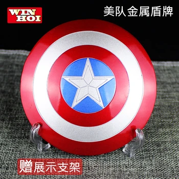 New version 10cm Captain of America Shield 1:6 Battle Damage STEALTH Aluminum Metal Shield movie Model