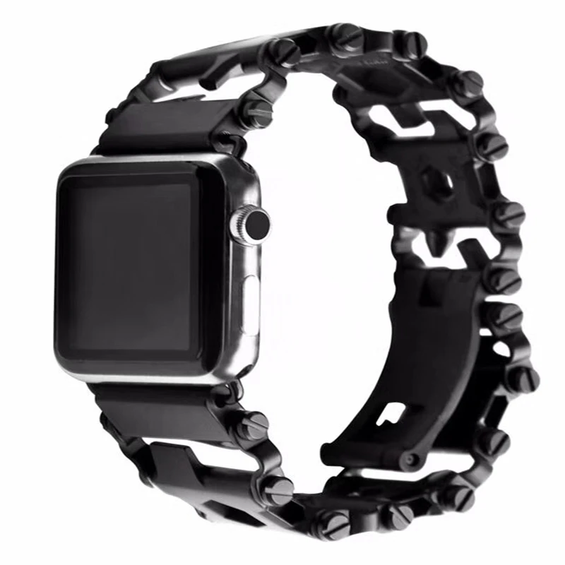 Leatherman Bracelet Stainless Watch Adapter for Apple Watch Series 5 4 3 2 1 44MM 40MM, For Samsung Gear S3 20mm 22mm 24mm 26mm
Leatherman Bracelet Stainless Watch Adapter for Apple Watch Series 5 4 3 2 1 44MM 40MM, For Samsung Gear S3 20mm 22mm 24mm 26mm