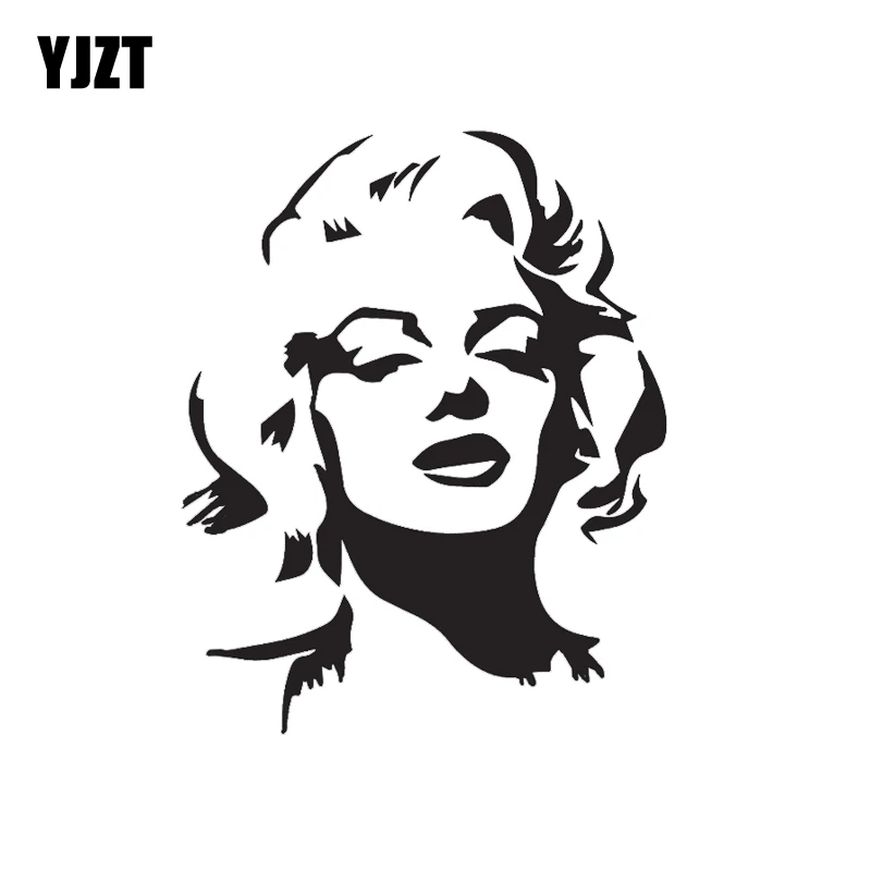 YJZT 11.1*13.7CM Marilyn Monroe Looks Vinyl Decal Truck Window Car Sticker Black Silver C20-0087
YJZT 11.1*13.7CM Marilyn Monroe Looks Vinyl Decal Truck Window Car Sticker Black Silver C20-0087
