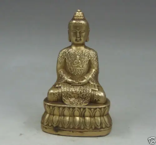 Healing Rare Tibet copper Amitabha Guanyin exquisite Buddha lotus seat Statue Garden Decoration 100% real Brass Bronze
Healing Rare Tibet copper Amitabha Guanyin exquisite Buddha lotus seat Statue Garden Decoration 100% real Brass Bronze
