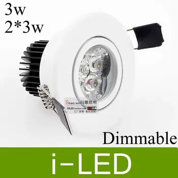 High Power 3w 2*3w Led Downlight Dimmable led recessed spot lights lamp 500lm AC85-265V Warm Cold White 30 / 60 angle
High Power 3w 2*3w Led Downlight Dimmable led recessed spot lights lamp 500lm AC85-265V Warm Cold White 30 / 60 angle