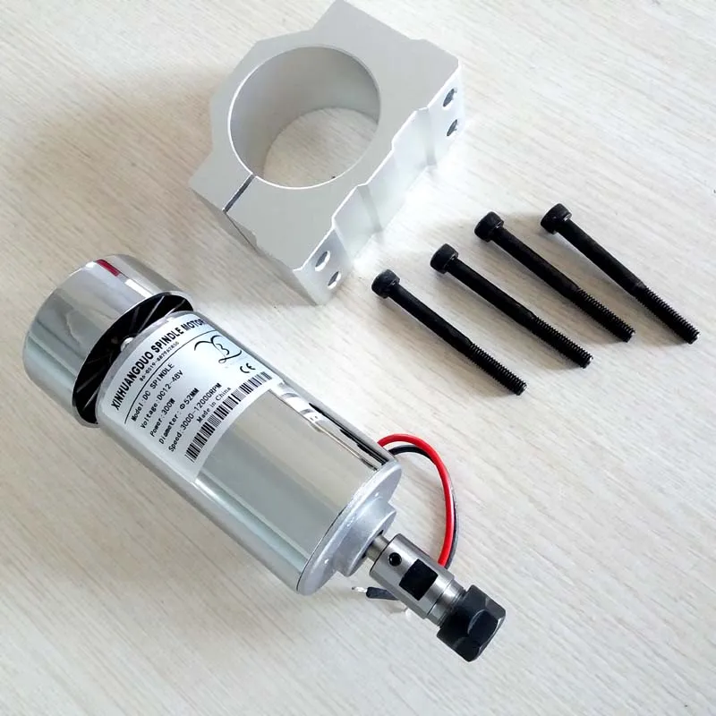Air Cooled High Speed 300W Spindle Motor 12-48VDC ER11-3.175MM Collect + 52mm Mount Bracket Fixture PCB CNC Machine
Air Cooled High Speed 300W Spindle Motor 12-48VDC ER11-3.175MM Collect + 52mm Mount Bracket Fixture PCB CNC Machine