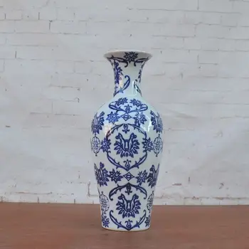 Tao Caicai blue and white porcelain vase of modern Chinese foreign trade Home Furnishing decoration ceramic vase of flower flowe
Tao Caicai blue and white porcelain vase of modern Chinese foreign trade Home Furnishing decoration ceramic vase of flower flowe