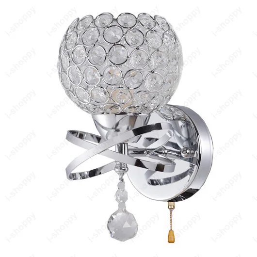 Indoor Wall Sconce Light Fixture Crystal Pull Switch/N Bedside Lamp Reading Room Aisle Lobby Hotel
Indoor Wall Sconce Light Fixture Crystal Pull Switch/N Bedside Lamp Reading Room Aisle Lobby Hotel