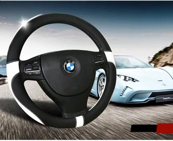 38CM high quality leather Steering-wheel Cover Non-slip Skin Feel Car-styling Accessories
38CM high quality leather Steering-wheel Cover Non-slip Skin Feel Car-styling Accessories