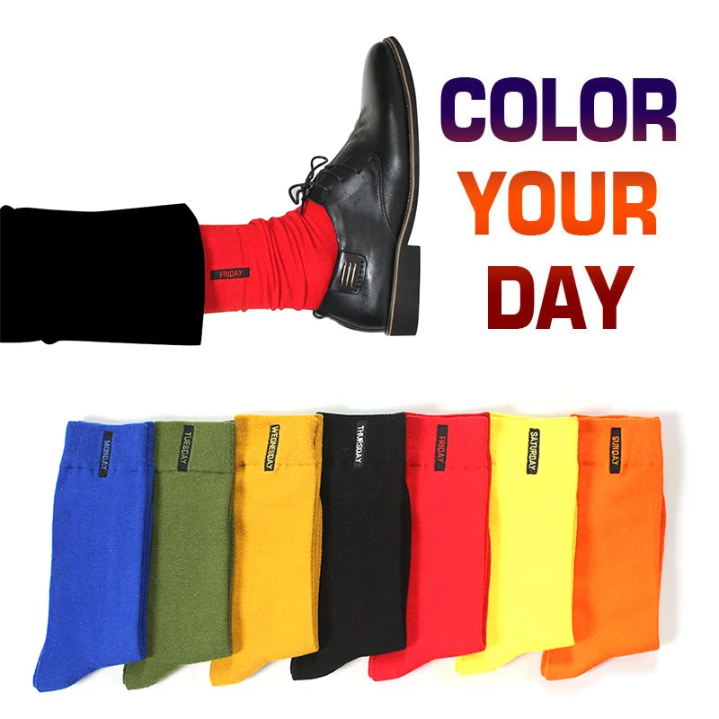 1 Pair Fashion Men's Happy Days The Week Socks Combed Cotton Winter Colorful Casual Ankle High Weed Socks Boys Gifts New
1 Pair Fashion Men's Happy Days The Week Socks Combed Cotton Winter Colorful Casual Ankle High Weed Socks Boys Gifts New