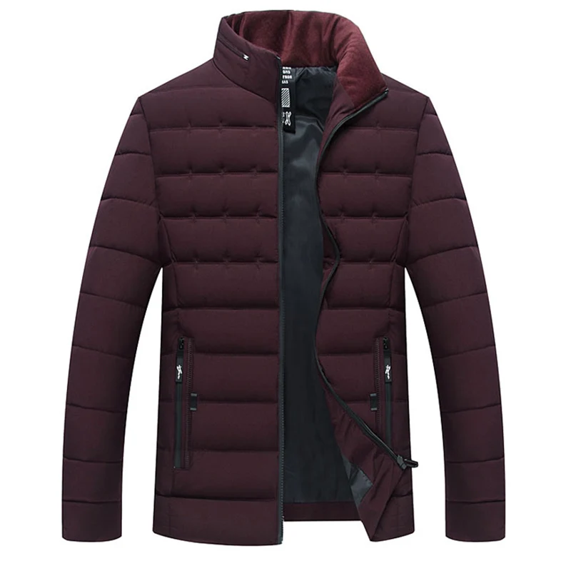 2018 New Autumn Winter Thick Down Cotton Coats Men Casual Jacket Warm Parkas Stand Collar Cotton Jacket LJ0520
2018 New Autumn Winter Thick Down Cotton Coats Men Casual Jacket Warm Parkas Stand Collar Cotton Jacket LJ0520