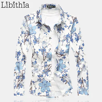 Chinese Style Floral Dress Shirts Casual Long Sleeve Blouse Loose Social Shirt For Men Big Size M-7XL Clothes Male Blue Red F015
Chinese Style Floral Dress Shirts Casual Long Sleeve Blouse Loose Social Shirt For Men Big Size M-7XL Clothes Male Blue Red F015