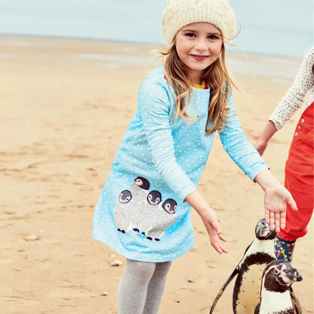 MUQGEW Children's Dress girls winter dresses Long Sleeved Penguin Cartoon Print Dress girl costume kiz cocuk elbise robe fille
MUQGEW Children's Dress girls winter dresses Long Sleeved Penguin Cartoon Print Dress girl costume kiz cocuk elbise robe fille