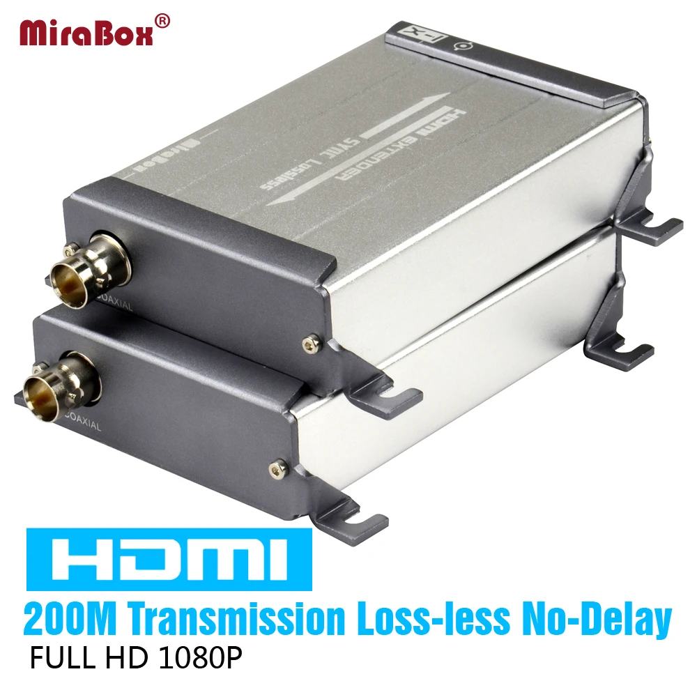HSV379 HDMI Over Coaxial Extender Support 1080P HDMI Over Single RG59/RG-6U Coax Cable Extender For DVR, DVD, Home Theater
HSV379 HDMI Over Coaxial Extender Support 1080P HDMI Over Single RG59/RG-6U Coax Cable Extender For DVR, DVD, Home Theater