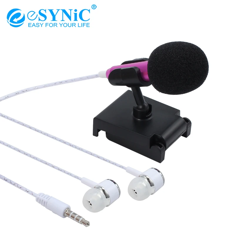 eSYNiC Mini Handheld Mobile Karaoke Microphone Dual Channel plug For Laptop PC Tablets Phone 3.5mm Stereo Studio Microphone
eSYNiC Mini Handheld Mobile Karaoke Microphone Dual Channel plug For Laptop PC Tablets Phone 3.5mm Stereo Studio Microphone