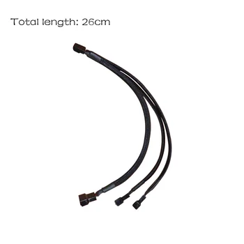 Top Quality 4 pin PWM Fan Cable 1 to 3 ways Splitter Black Sleeved 26cm Length Extension Cable Connector
Top Quality 4 pin PWM Fan Cable 1 to 3 ways Splitter Black Sleeved 26cm Length Extension Cable Connector