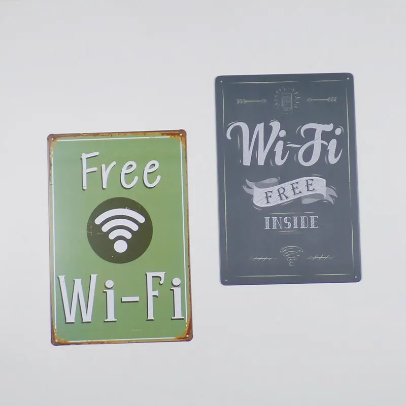 WIFI FREE Plaques Signs Metal Sign Wall Pictures Bar Pub Living Room Decoration Vintage Plate Home Decor 20x30 cm
WIFI FREE Plaques Signs Metal Sign Wall Pictures Bar Pub Living Room Decoration Vintage Plate Home Decor 20x30 cm