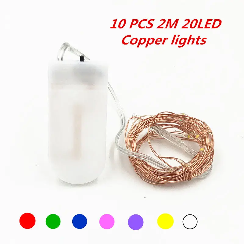 LED Fairy Light 2m LED String Light Waterproof Copper Wire Powered by CR2032 Battery for Garland Christmas Wedding Decoration
LED Fairy Light 2m LED String Light Waterproof Copper Wire Powered by CR2032 Battery for Garland Christmas Wedding Decoration
