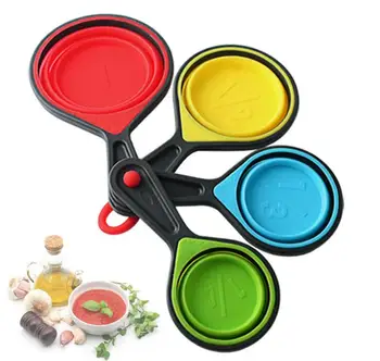 Hot Sale Food Grade Silicone Measuring Cups Set Spoon Kitchen Tool Ice Cream Collapsible Baking Cook Wholesale SN1110
Hot Sale Food Grade Silicone Measuring Cups Set Spoon Kitchen Tool Ice Cream Collapsible Baking Cook Wholesale SN1110