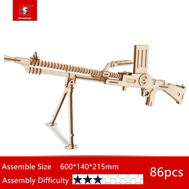 3D Wooden Military Puzzle Toys Education Assemble Educational Toy For Children Teens Revolver AK47 Light Machine Model Hobby
3D Wooden Military Puzzle Toys Education Assemble Educational Toy For Children Teens Revolver AK47 Light Machine Model Hobby
