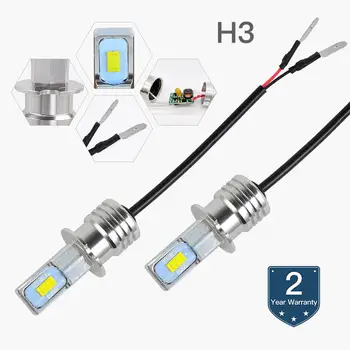 2 PCS DRL Car LED Fog Light Bulbs DC 9-36V CSP Chips Super White Lamps Auto Car Light for Off-Road ATV Daytime Running Light
2 PCS DRL Car LED Fog Light Bulbs DC 9-36V CSP Chips Super White Lamps Auto Car Light for Off-Road ATV Daytime Running Light