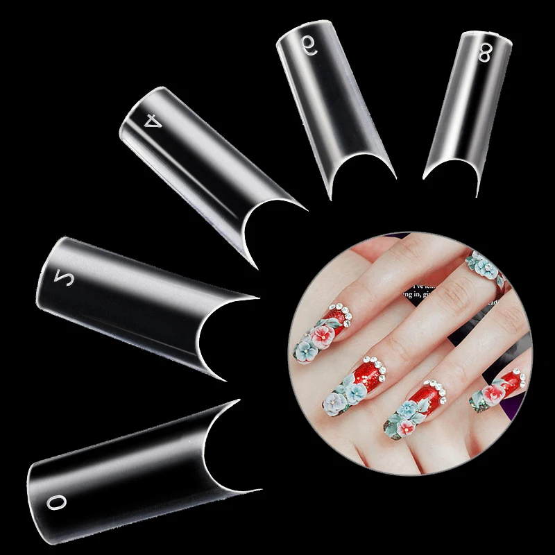 500Pcs French Acrylic Nail Art False Nails C Curved Fake Nail Transparent Nail Tips Salon Design Smile Line Shape Manicure Tools
500Pcs French Acrylic Nail Art False Nails C Curved Fake Nail Transparent Nail Tips Salon Design Smile Line Shape Manicure Tools