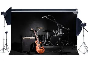 Band Concert Backdrop Music Guitar Drum Set Interior Backdrops Gloomy Stage Lights Hip Hop Photography Background
Band Concert Backdrop Music Guitar Drum Set Interior Backdrops Gloomy Stage Lights Hip Hop Photography Background
