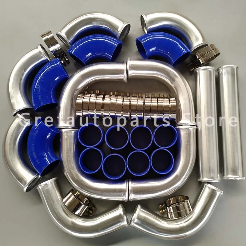 3"76mmAluminum Universal Intercooler Turbo Piping kit pipe& blue hose T-Coupler High performace
3"76mmAluminum Universal Intercooler Turbo Piping kit pipe& blue hose T-Coupler High performace