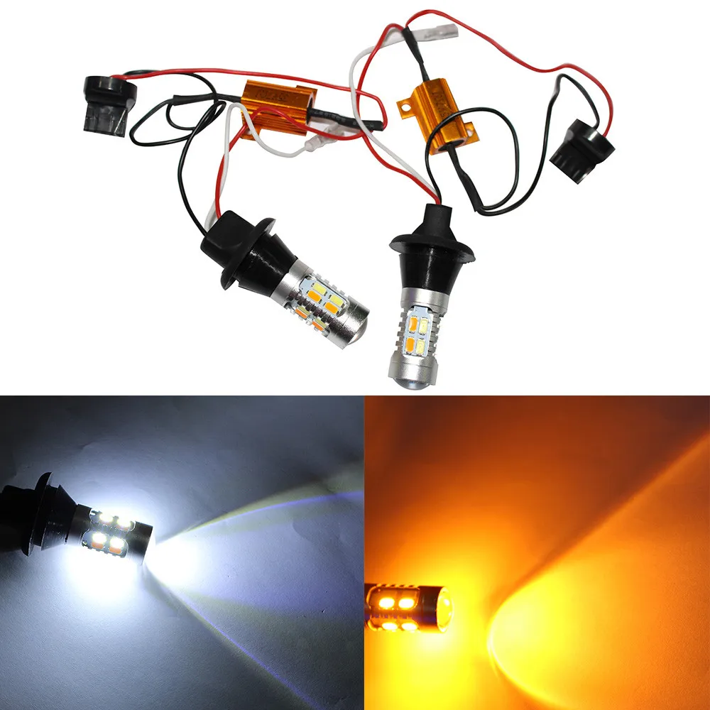 kongyide car light 2X T20 7440 35W 20SMD Turn Signals Day Running Lights LED Light White/Yellow exterior headlight led DRL
kongyide car light 2X T20 7440 35W 20SMD Turn Signals Day Running Lights LED Light White/Yellow exterior headlight led DRL