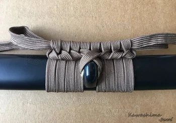 

Superior Quality Wool Material Sageo Tan /Brown Color Brand New Rope Wrapping Cord FOR Japanese Samurai Sword