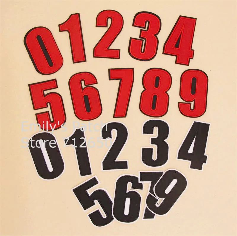 New arrival 10 pcs big size red and black arab numbers Embroidered patches iron on badge Motif Applique embroidery accessory
New arrival 10 pcs big size red and black arab numbers Embroidered patches iron on badge Motif Applique embroidery accessory