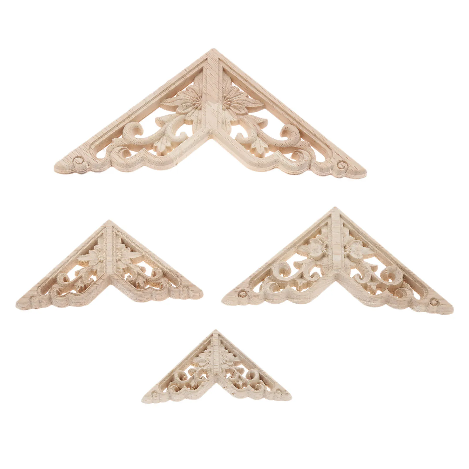 1Pc 6/8/10/15cm Wood Carved Corner Onlay Applique Frame Door Decorate Wall Door Furniture Decorative Figurines Wooden Miniatures
1Pc 6/8/10/15cm Wood Carved Corner Onlay Applique Frame Door Decorate Wall Door Furniture Decorative Figurines Wooden Miniatures