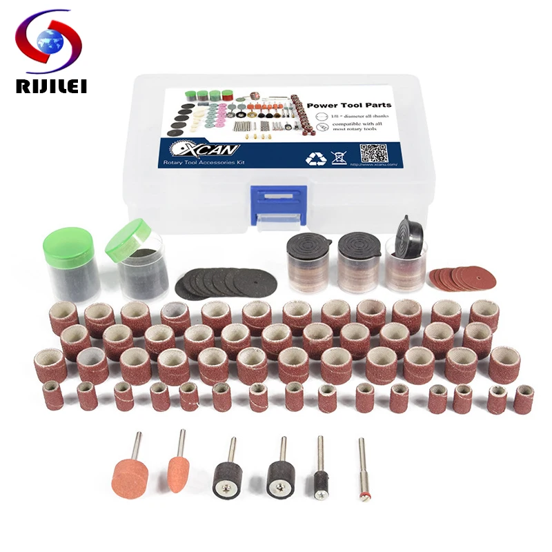 RIJILEI 206PCS Electric Rotary Tool Accessory Bit Set for Electric Drill Engraving and Grinding Polishing Cutting Abrasive Tools
RIJILEI 206PCS Electric Rotary Tool Accessory Bit Set for Electric Drill Engraving and Grinding Polishing Cutting Abrasive Tools