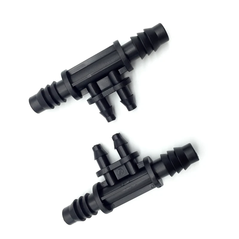 50 Pcs 8 mm / 1/4 \\ "micro Drip Irrigation Hose Barb Tee Four Ways Micro Garden Lawn Irrigation Plastic
50 Pcs 8 mm / 1/4 \\ "micro Drip Irrigation Hose Barb Tee Four Ways Micro Garden Lawn Irrigation Plastic