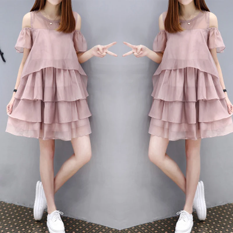 Maternity Dress Loose Large Size Pregnancy Clothes Fashion Pregnant Women Summer Korean Version Bare Shoulder Chiffon dresses
Maternity Dress Loose Large Size Pregnancy Clothes Fashion Pregnant Women Summer Korean Version Bare Shoulder Chiffon dresses