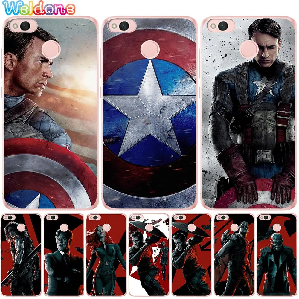 Marvel Avengers Captain America SHIELD Phone Case For Xiaomi Mi5X Mi a1 a2 8 9 Mi6X Redmi 6 6A 4A Note 4X 5A 6 Etui case Cover
Marvel Avengers Captain America SHIELD Phone Case For Xiaomi Mi5X Mi a1 a2 8 9 Mi6X Redmi 6 6A 4A Note 4X 5A 6 Etui case Cover