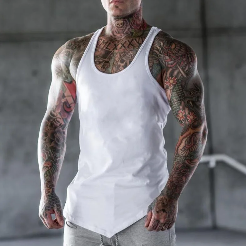 Brand Blank Clothing Solid Vest Men bodybuilding and fitness men undershirt gyms stringer tank top men Sleeveless shirt
Brand Blank Clothing Solid Vest Men bodybuilding and fitness men undershirt gyms stringer tank top men Sleeveless shirt