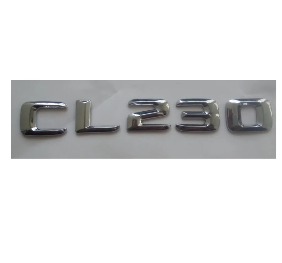 Chrome 3D ABS Plastic Car Trunk Rear Letters Words Badge Emblem Decal Sticker for Mercedes Benz CL Class CL230
Chrome 3D ABS Plastic Car Trunk Rear Letters Words Badge Emblem Decal Sticker for Mercedes Benz CL Class CL230