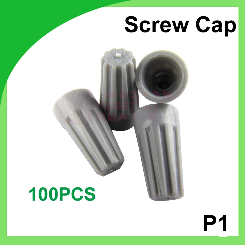100pcs/set P1 Grey Electrical Wire Twist Connectors Assorted Wire Twist Nut Connector Terminals Cap Rotating Kit
100pcs/set P1 Grey Electrical Wire Twist Connectors Assorted Wire Twist Nut Connector Terminals Cap Rotating Kit
