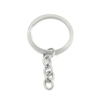 Good Quality 30pcs Key Ring Key Chain With Metal Link Chain Porte Clef Rhodium Plated Keyring Split Ring Bag Charm Making
Good Quality 30pcs Key Ring Key Chain With Metal Link Chain Porte Clef Rhodium Plated Keyring Split Ring Bag Charm Making