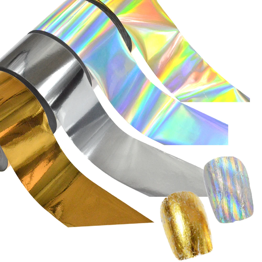 4 colors 20x4cm Glitter Nail Transfer Foils Stickers Decals Gold Silver Laser For Nails Art Decor Adhesive Polish Tool LAJY02-05
4 colors 20x4cm Glitter Nail Transfer Foils Stickers Decals Gold Silver Laser For Nails Art Decor Adhesive Polish Tool LAJY02-05