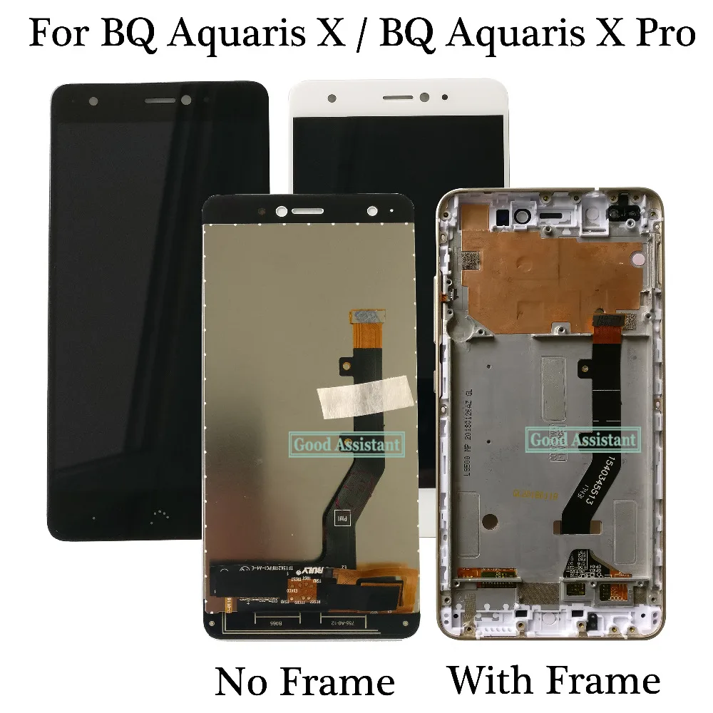 Original White/Black For BQ Aquaris X / BQ Aquaris X Pro LCD Display + Touch Screen Digitizer Assembly Replacement With Frame
Original White/Black For BQ Aquaris X / BQ Aquaris X Pro LCD Display + Touch Screen Digitizer Assembly Replacement With Frame