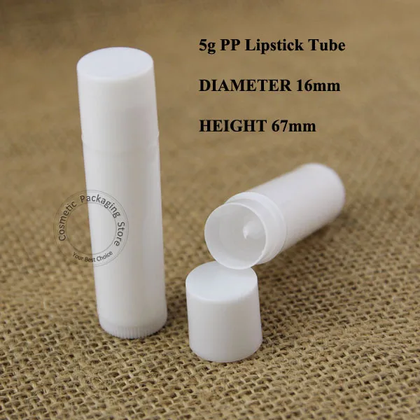 50pcs/lot Wholesale 5g PP White Lipsticks Tubes 5ml Plastic Empty Lip Balm Lip Gloss Sub-bottling Bottle Refillable Container
50pcs/lot Wholesale 5g PP White Lipsticks Tubes 5ml Plastic Empty Lip Balm Lip Gloss Sub-bottling Bottle Refillable Container