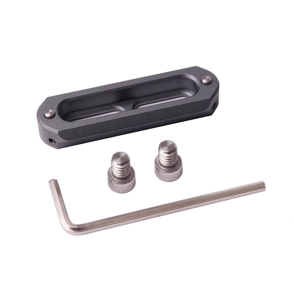 Aluminum Alloy Quick Release Safety Slot Rail for Camera Cage for Sony DSLR Canon Nikon Camera 1/4" Threaded Accessories
Aluminum Alloy Quick Release Safety Slot Rail for Camera Cage for Sony DSLR Canon Nikon Camera 1/4" Threaded Accessories