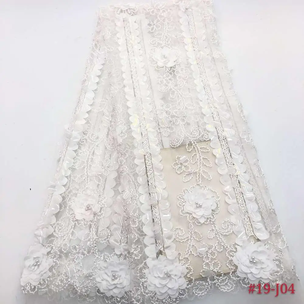 African Lace Fabric 2019 High Quality Lace Sequins Fabric French Nigerian Beads Lace Fabric 3d Embroidery Wedding Lace DYS225
African Lace Fabric 2019 High Quality Lace Sequins Fabric French Nigerian Beads Lace Fabric 3d Embroidery Wedding Lace DYS225