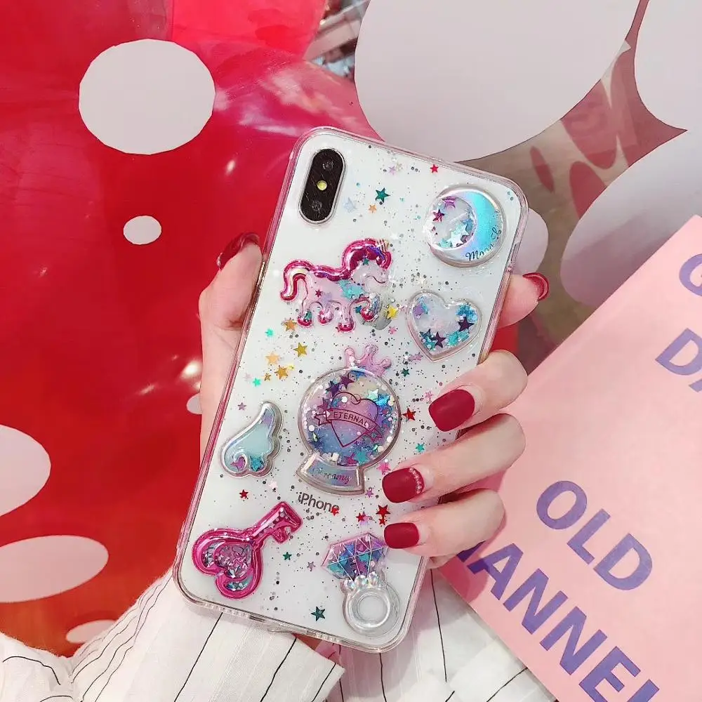 For iPhone XS Max XR X 8 7 6 6S Plus Cover Dreamy Ice Cream Unicorn Party Glitter Sparkle Soft Case
For iPhone XS Max XR X 8 7 6 6S Plus Cover Dreamy Ice Cream Unicorn Party Glitter Sparkle Soft Case