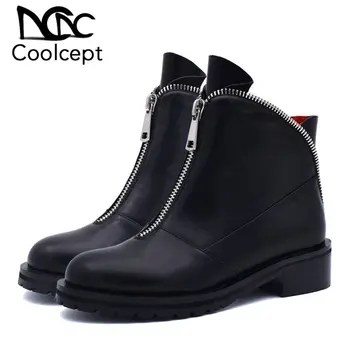 CoolCept Women Flats Ankle Boots Autumn Winter Keep Warm Shoes Zipper Solid Color Leisure Classic Women Footwear Size 34-42
CoolCept Women Flats Ankle Boots Autumn Winter Keep Warm Shoes Zipper Solid Color Leisure Classic Women Footwear Size 34-42
