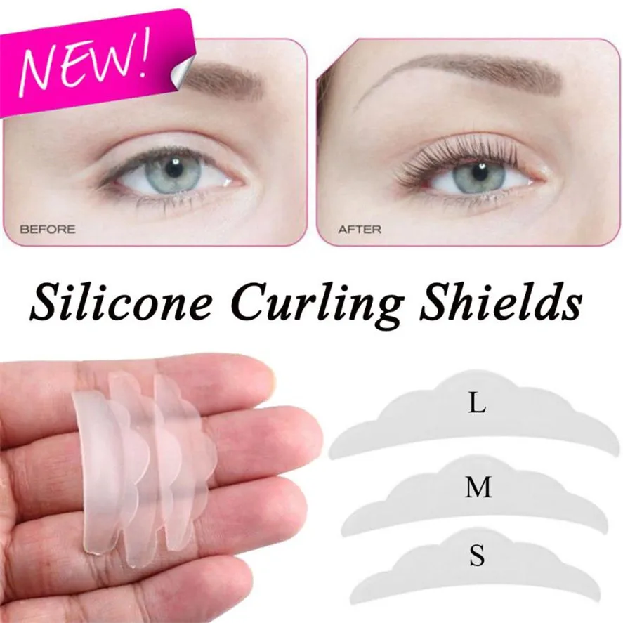 New 3 Pairs Silicone Eyelashes Lift Lifting Curlers Lash Shields Pads Small Medium Large Eyelashes Pads Makeup Tool Kit 10
New 3 Pairs Silicone Eyelashes Lift Lifting Curlers Lash Shields Pads Small Medium Large Eyelashes Pads Makeup Tool Kit 10