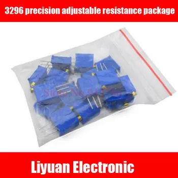 3296W Variable resistor 3296 potentiometer package 3296W potentiometer kit Adjustable resistance kit 100-500k ohms ecah 1pcs
3296W Variable resistor 3296 potentiometer package 3296W potentiometer kit Adjustable resistance kit 100-500k ohms ecah 1pcs