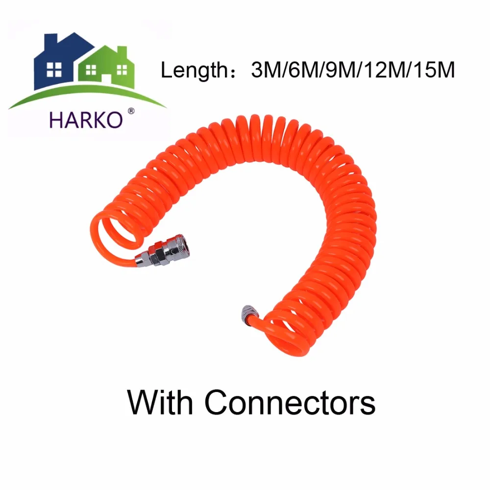 8mmx5mm Polyurethane PU Air Compressor Hose Tube Flexible Air Tool With Connector Spring Spiral Pipe for Compressor Air Tool
8mmx5mm Polyurethane PU Air Compressor Hose Tube Flexible Air Tool With Connector Spring Spiral Pipe for Compressor Air Tool