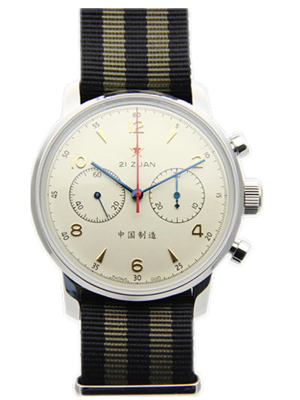 Seagull Movement Mechanical Chronograph Mens Wrist watch Pilot Officiall Reissue 304 St19 1963 Flieger exibition 42MM Ivory
Seagull Movement Mechanical Chronograph Mens Wrist watch Pilot Officiall Reissue 304 St19 1963 Flieger exibition 42MM Ivory