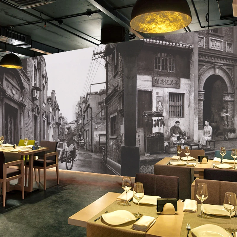 beibehang Custom photo wallpaper 3d retro nostalgic street scene stereo black and white background wall paper old beach 3d mural
beibehang Custom photo wallpaper 3d retro nostalgic street scene stereo black and white background wall paper old beach 3d mural