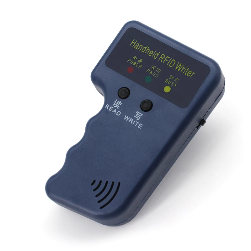 Handheld 125KHz RFID ID Card Copier Writer Key Cards Duplicator Programmer Reader Match Writable EM4305 ID Keyfobs Tags Card
Handheld 125KHz RFID ID Card Copier Writer Key Cards Duplicator Programmer Reader Match Writable EM4305 ID Keyfobs Tags Card